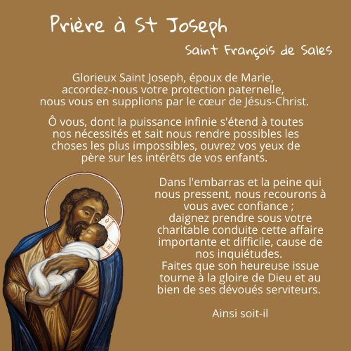 Lire la suite à propos de l’article Prière à Saint Joseph